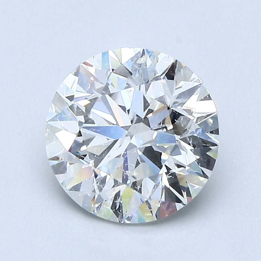 2 Carat Round - Natural Diamond - 2 - H - I1 - EX - VG - VG - Diamonds By Rothschild