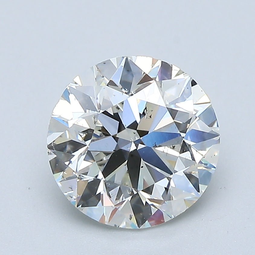 2 Carat Round - Natural Diamond - 2 - H - SI1 - EX - EX - EX - Diamonds By Rothschild