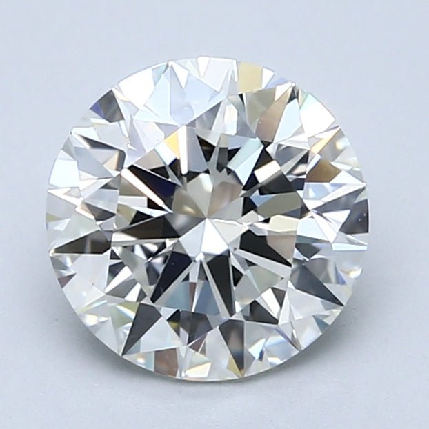 2 Carat Round - Natural Diamond - 2 - H - VS1 - EX - EX - EX - Diamonds By Rothschild