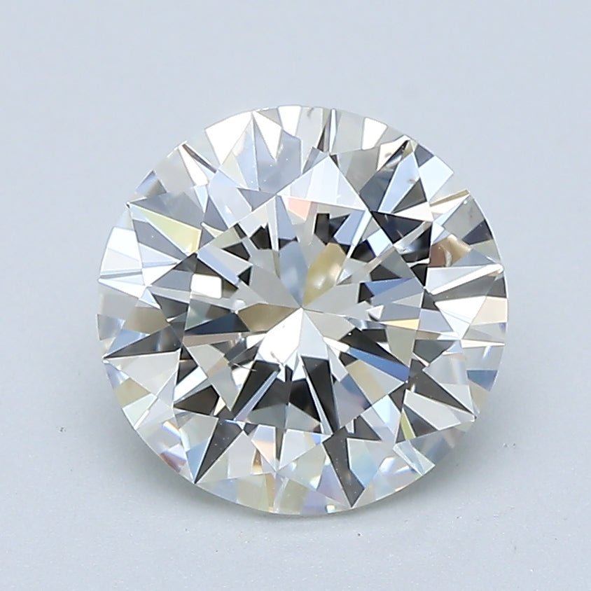 2 Carat Round - Natural Diamond - 2 - I - VS2 - EX - EX - EX - Diamonds By Rothschild