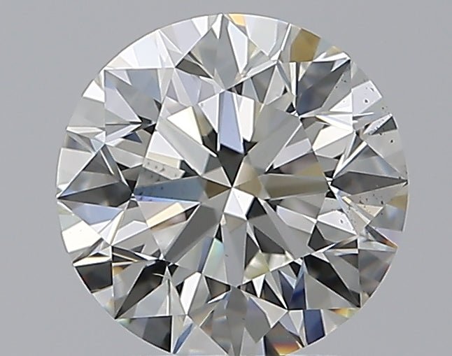 2 Carat Round - Natural Diamond - 2 - J - SI1 - EX - EX - EX - Diamonds By Rothschild