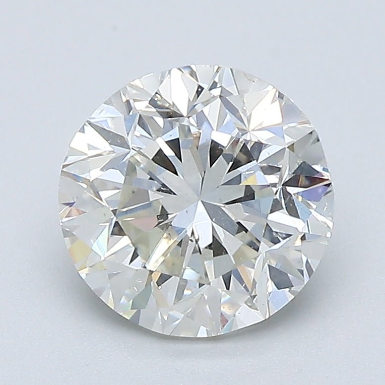 2 Carat Round - Natural Diamond - 2 - J - SI2 - F - G - G - Diamonds By Rothschild