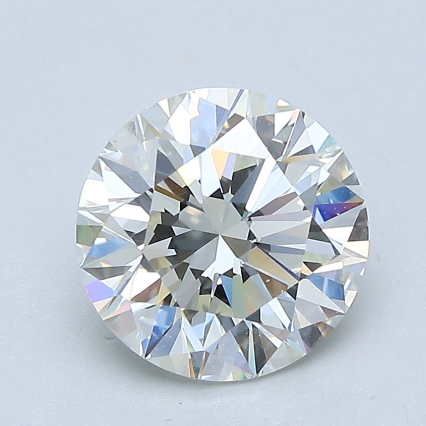 2 Carat Round - Natural Diamond - 2 - J - VS2 - EX - EX - EX - Diamonds By Rothschild