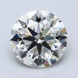 2 Carat Round - Natural Diamond - 2 - J - VS2 - VG - EX - EX - Diamonds By Rothschild