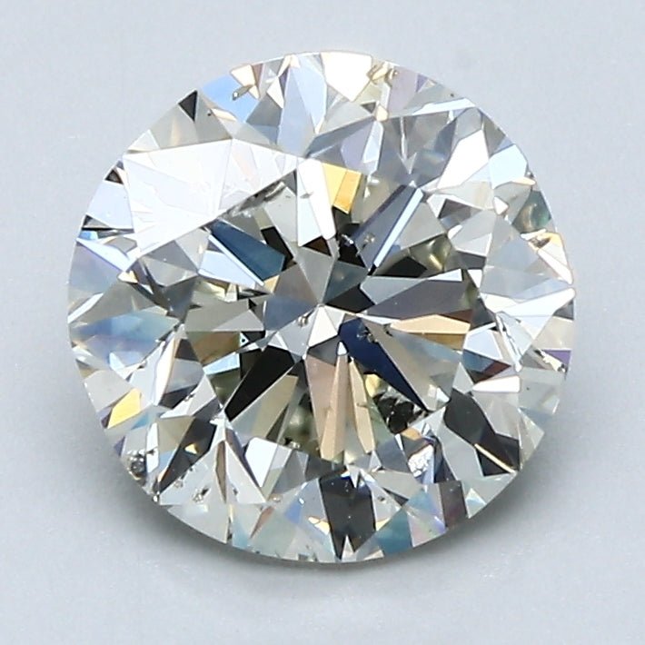 2 Carat Round - Natural Diamond - 2 - K - SI2 - VG - VG - G - Diamonds By Rothschild