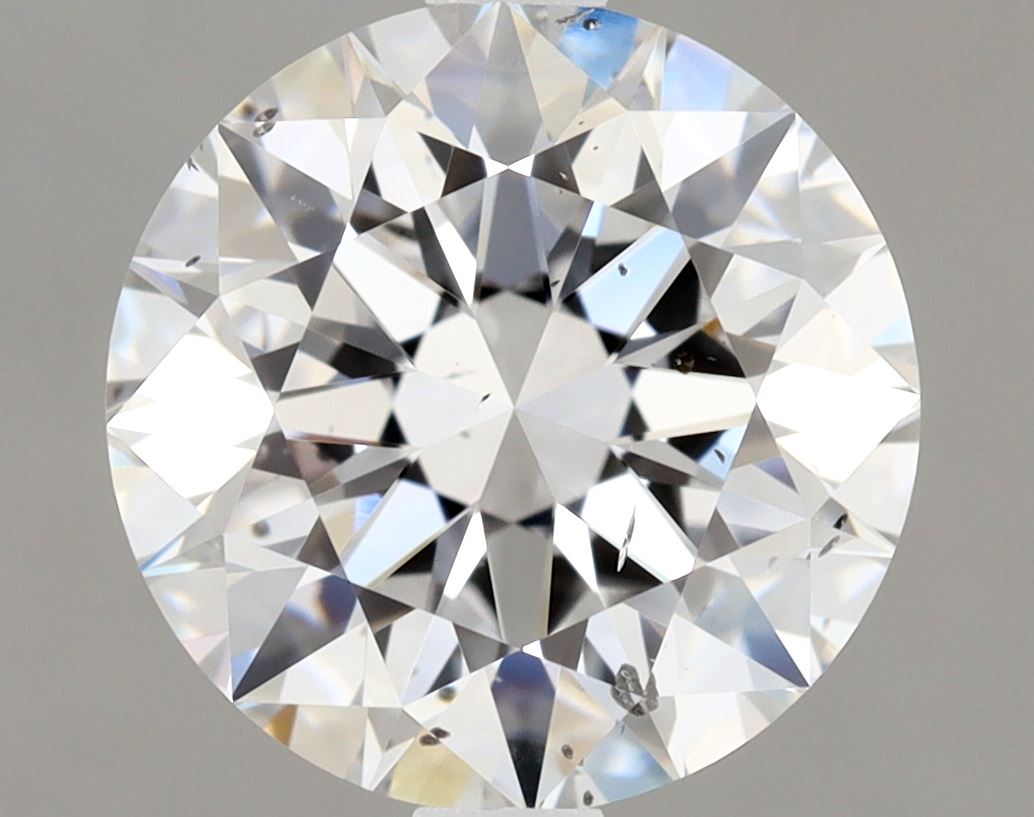 2 Carat Round - Natural Diamond - 2.01 - D - SI2 - EX - EX - Diamonds By Rothschild