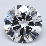 2 Carat Round - Natural Diamond - 2.01 - D - VS1 - G - EX - VG - Diamonds By Rothschild