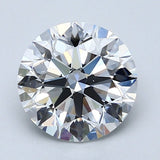 2 Carat Round - Natural Diamond - 2.01 - D - VS2 - EX - EX - EX - Diamonds By Rothschild