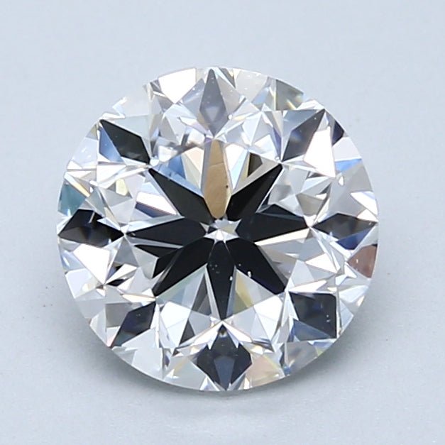 2 Carat Round - Natural Diamond - 2.01 - D - VS2 - VG - VG - VG - Diamonds By Rothschild