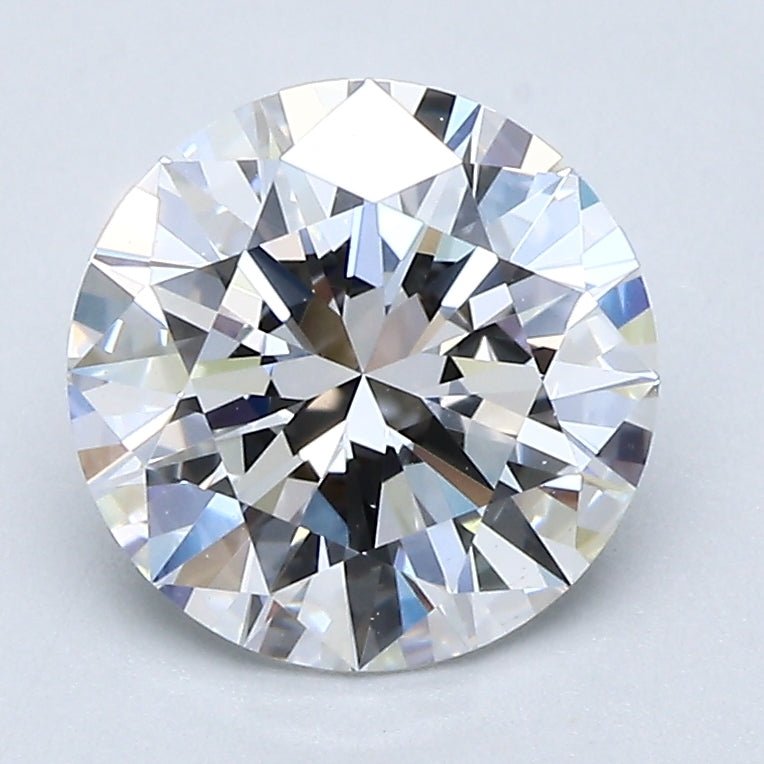 2 Carat Round - Natural Diamond - 2.01 - E - IF - EX - EX - VG - Diamonds By Rothschild
