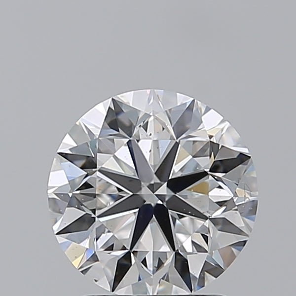 2 Carat Round - Natural Diamond - 2.01 - E - SI1 - VG - EX - EX - Diamonds By Rothschild