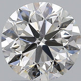 2 Carat Round - Natural Diamond - 2.01 - E - SI1 - VG - EX - VG - Diamonds By Rothschild