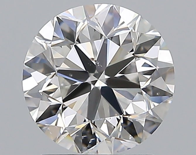 2 Carat Round - Natural Diamond - 2.01 - E - SI1 - VG - EX - VG - Diamonds By Rothschild