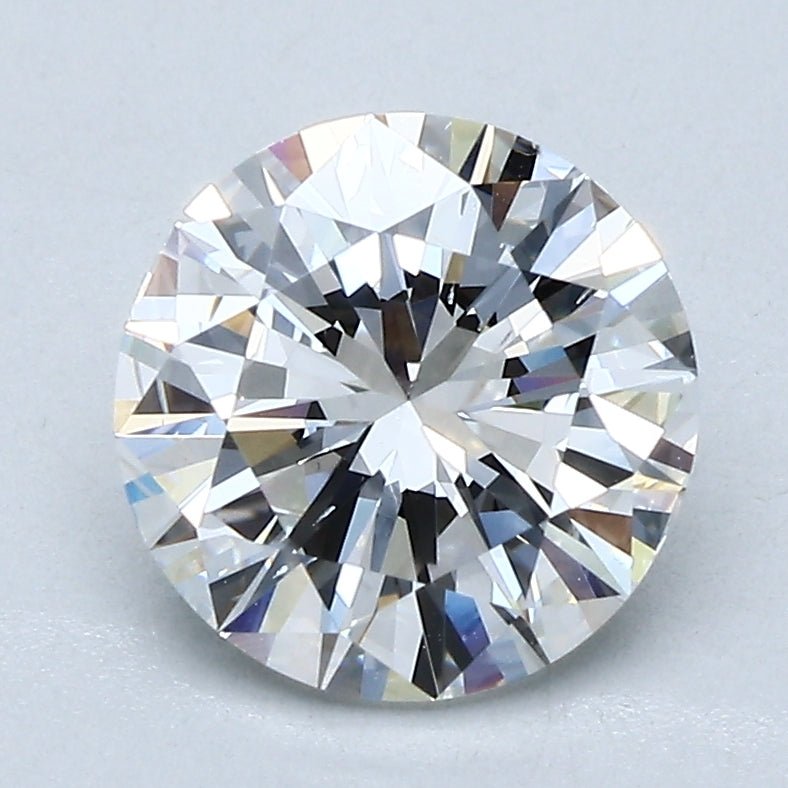 2 Carat Round - Natural Diamond - 2.01 - E - SI2 - VG - VG - G - Diamonds By Rothschild