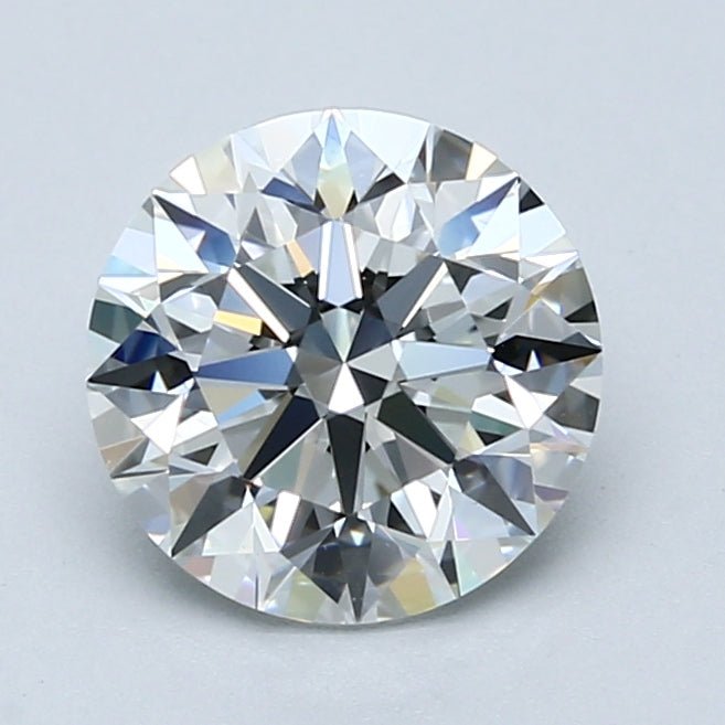 2 Carat Round - Natural Diamond - 2.01 - E - VS1 - EX - EX - EX - Diamonds By Rothschild