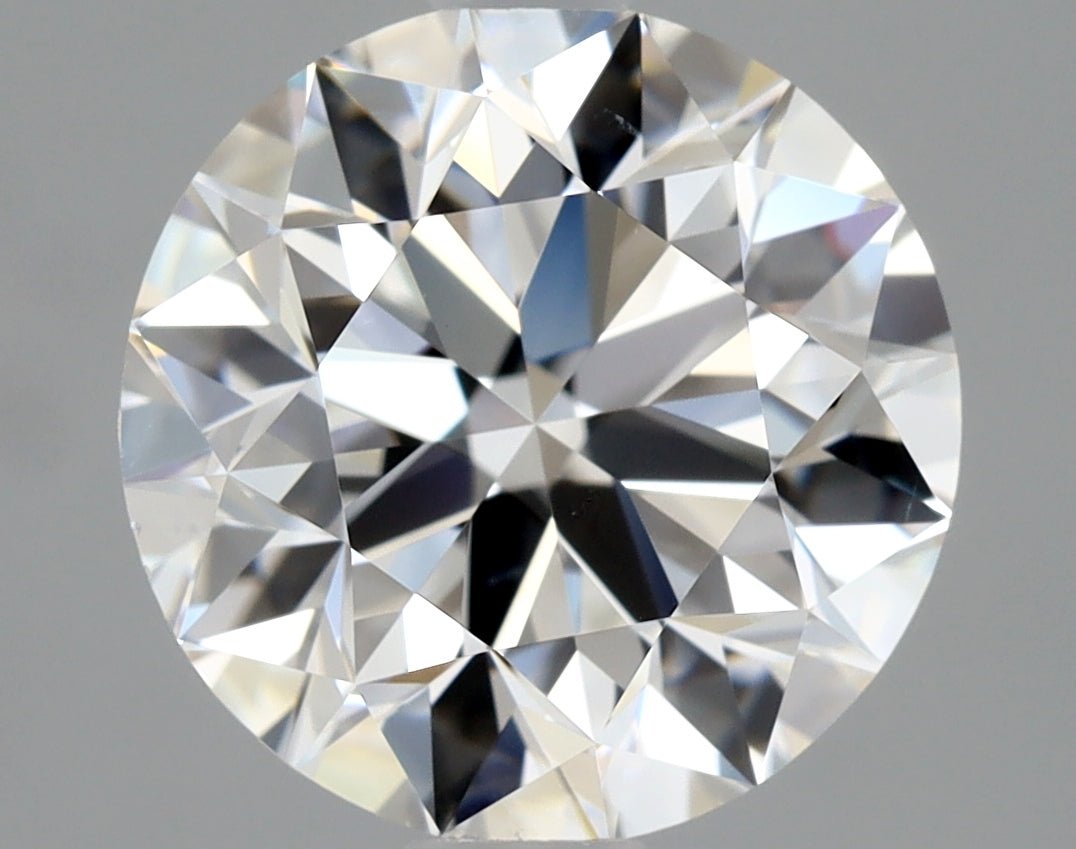 2 Carat Round - Natural Diamond - 2.01 - E - VS2 - EX - EX - EX - Diamonds By Rothschild