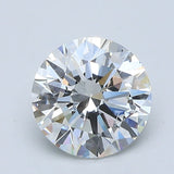 2 Carat Round - Natural Diamond - 2.01 - F - SI1 - EX - EX - EX - Diamonds By Rothschild