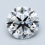 2 Carat Round - Natural Diamond - 2.01 - F - SI1 - VG - VG - VG - Diamonds By Rothschild