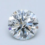 2 Carat Round - Natural Diamond - 2.01 - F - SI2 - EX - VG - EX - Diamonds By Rothschild