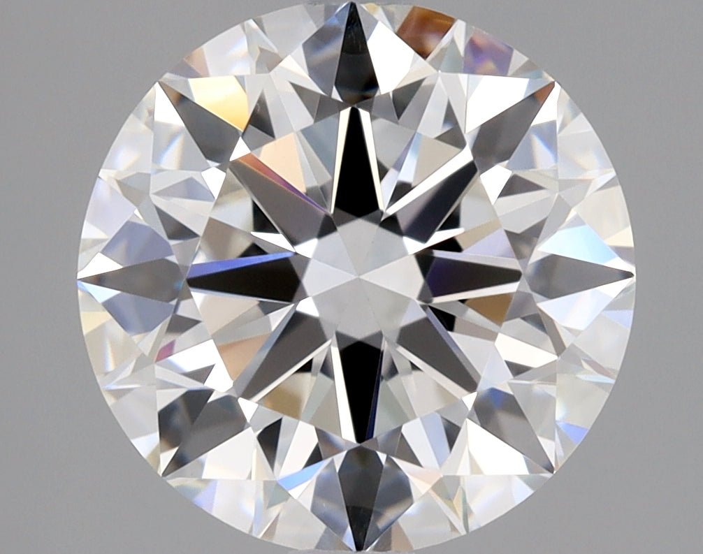 2 Carat Round - Natural Diamond - 2.01 - F - VS2 - EX - EX - EX - Diamonds By Rothschild