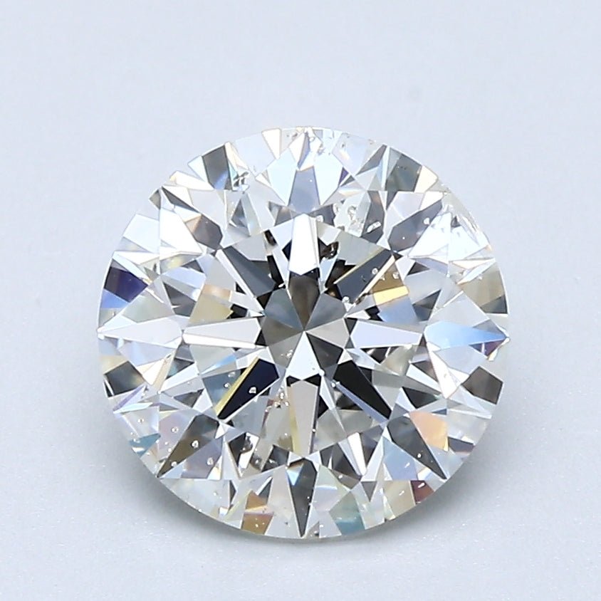 2 Carat Round - Natural Diamond - 2.01 - G - I1 - EX - EX - EX - Diamonds By Rothschild