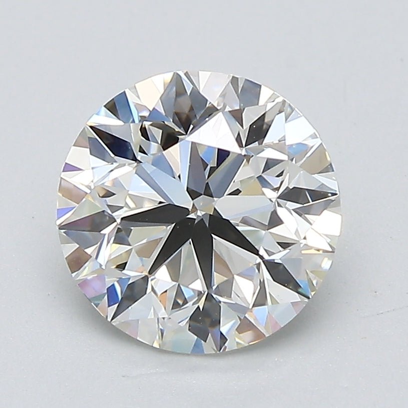 2 Carat Round - Natural Diamond - 2.01 - G - IF - VG - EX - VG - Diamonds By Rothschild