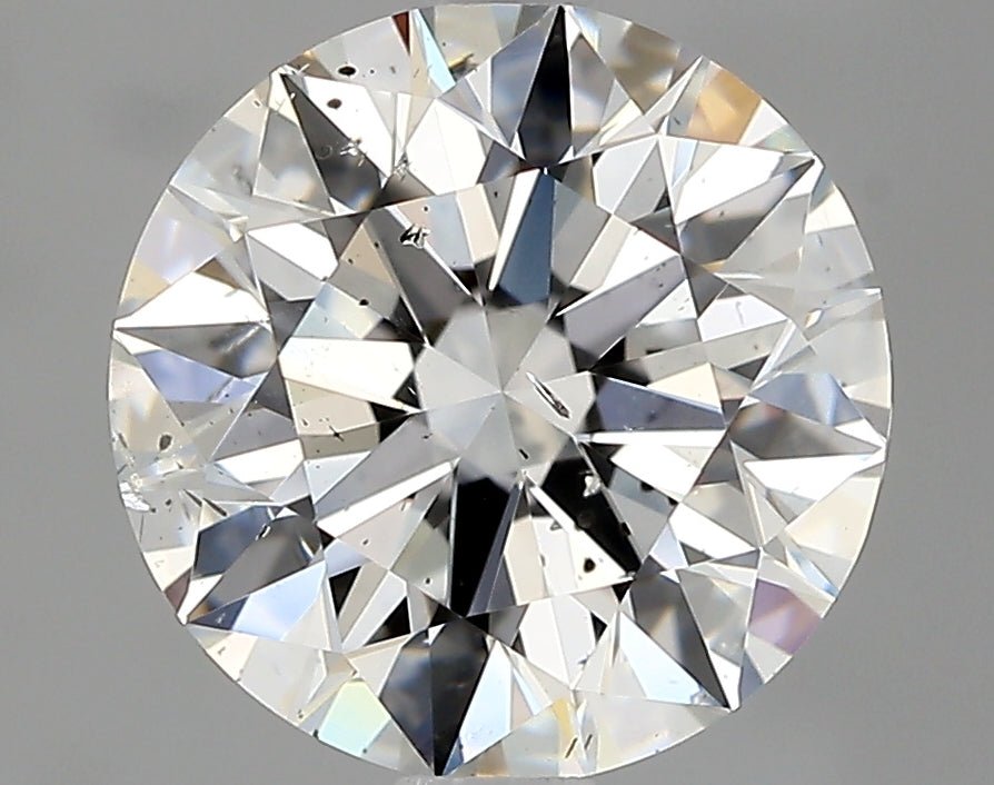 2 Carat Round - Natural Diamond - 2.01 - G - SI2 - EX - EX - EX - Diamonds By Rothschild