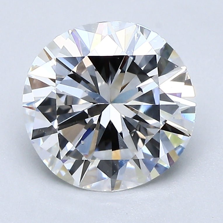 2 Carat Round - Natural Diamond - 2.01 - G - VS2 - G - G - G - Diamonds By Rothschild