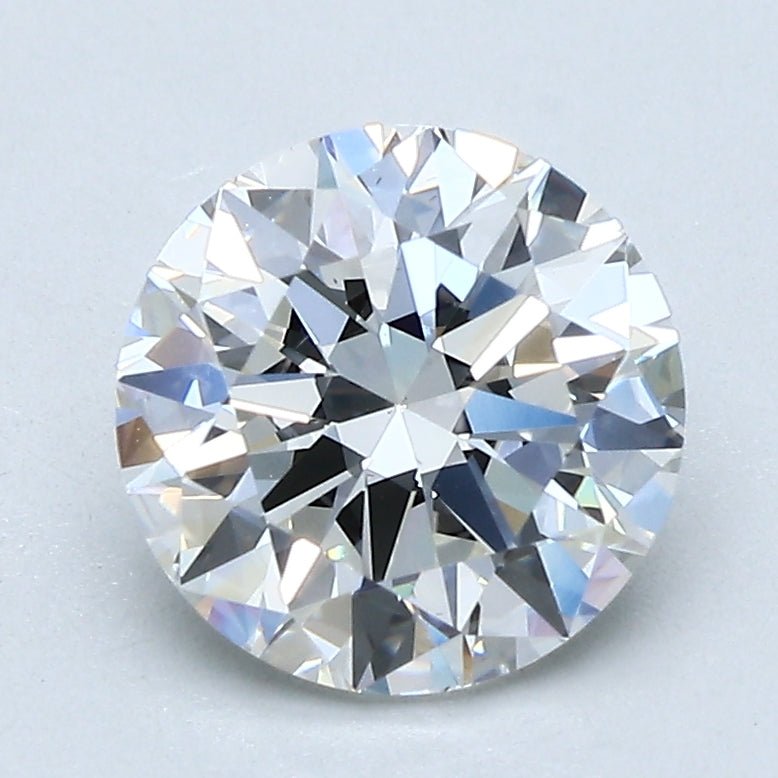 2 Carat Round - Natural Diamond - 2.01 - G - VS2 - VG - VG - VG - Diamonds By Rothschild