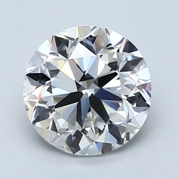 2 Carat Round - Natural Diamond - 2.01 - G - VS2 - VG - VG - VG - Diamonds By Rothschild