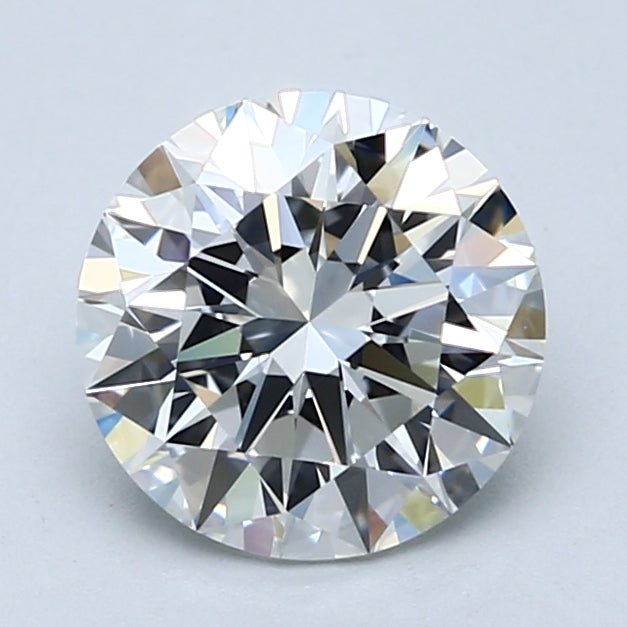 2 Carat Round - Natural Diamond - 2.01 - G - VVS1 - EX - EX - EX - Diamonds By Rothschild