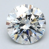 2 Carat Round - Natural Diamond - 2.01 - H - SI1 - EX - EX - EX - Diamonds By Rothschild