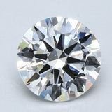 2 Carat Round - Natural Diamond - 2.01 - H - VS2 - EX - EX - EX - Diamonds By Rothschild