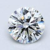 2 Carat Round - Natural Diamond - 2.01 - H - VS2 - EX - EX - EX - Diamonds By Rothschild