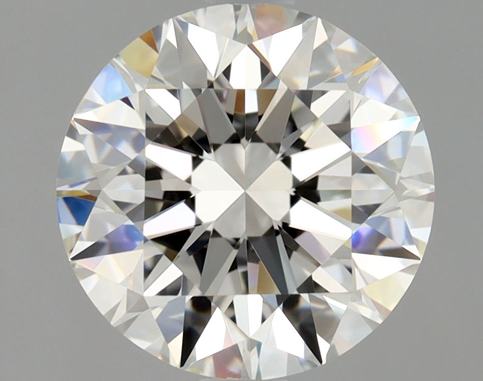 2 Carat Round - Natural Diamond - 2.01 - H - VVS2 - EX - EX - Diamonds By Rothschild