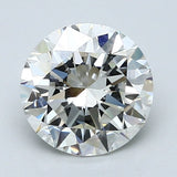 2 Carat Round - Natural Diamond - 2.01 - I - SI1 - EX - EX - EX - Diamonds By Rothschild