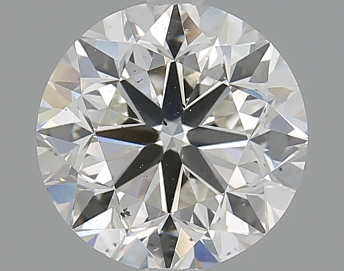 2 Carat Round - Natural Diamond - 2.01 - I - SI1 - VG - EX - EX - Diamonds By Rothschild