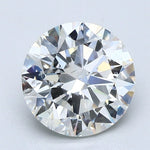 2 Carat Round - Natural Diamond - 2.01 - I - SI2 - EX - EX - EX - Diamonds By Rothschild