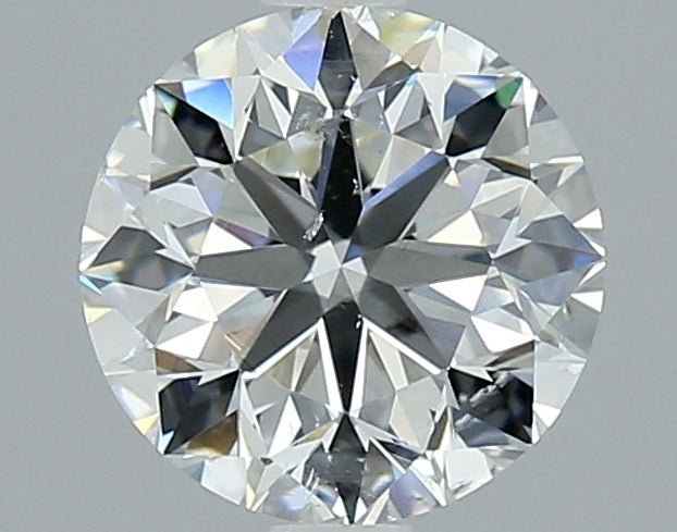 2 Carat Round - Natural Diamond - 2.01 - I - SI2 - VG - EX - EX - Diamonds By Rothschild