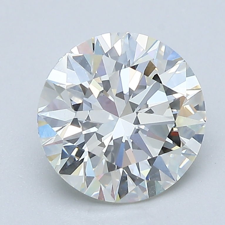 2 Carat Round - Natural Diamond - 2.01 - I - VS1 - EX - EX - EX - Diamonds By Rothschild
