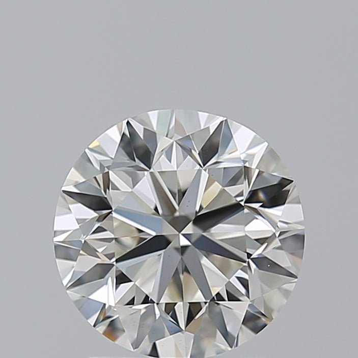 2 Carat Round - Natural Diamond - 2.01 - I - VS1 - VG - EX - VG - Diamonds By Rothschild