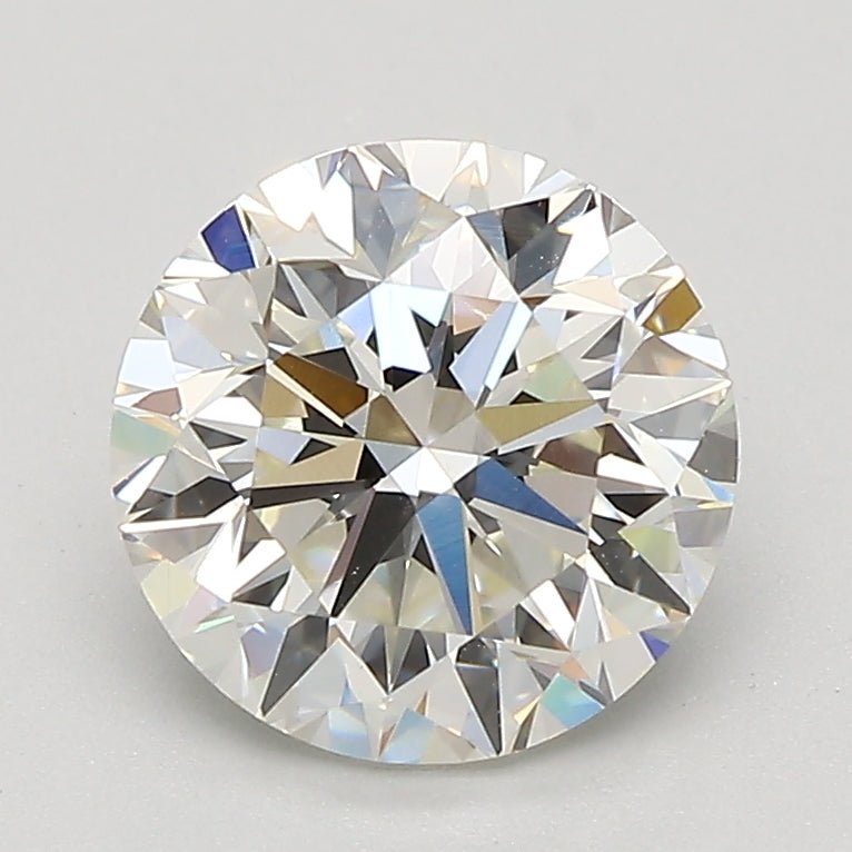 2 Carat Round - Natural Diamond - 2.01 - J - VS1 - VG - EX - EX - Diamonds By Rothschild
