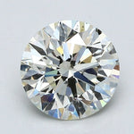2 Carat Round - Natural Diamond - 2.01 - K - SI2 - EX - EX - EX - Diamonds By Rothschild