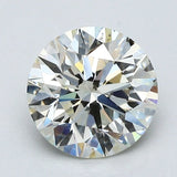 2 Carat Round - Natural Diamond - 2.01 - K - SI2 - EX - EX - EX - Diamonds By Rothschild