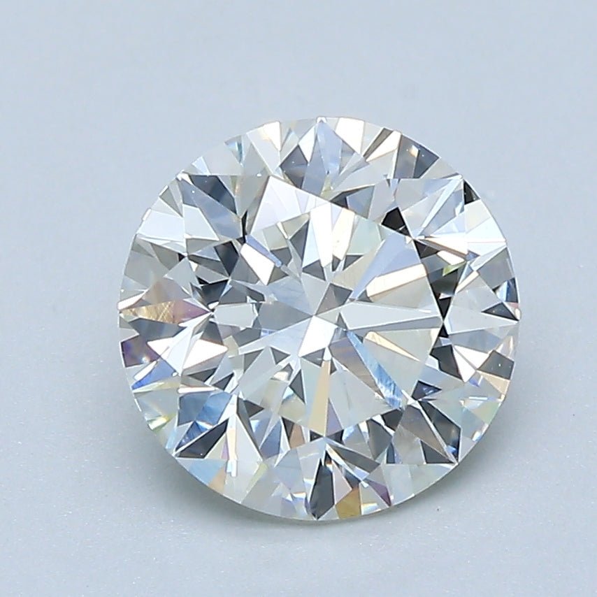 2 Carat Round - Natural Diamond - 2.02 - F - VS1 - EX - EX - EX - Diamonds By Rothschild