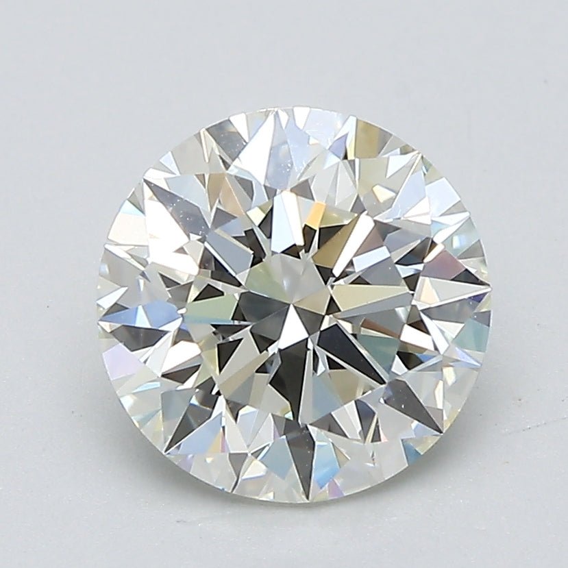 2 Carat Round - Natural Diamond - 2.02 - J - VS2 - EX - EX - EX - Diamonds By Rothschild