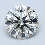 2 Carat Round - Natural Diamond - 2.02 - J - VS2 - EX - EX - EX - Diamonds By Rothschild