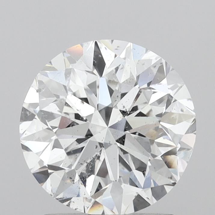 2 Carat Round - Natural Diamond - 2.03 - D - SI2 - VG - EX - VG - Diamonds By Rothschild