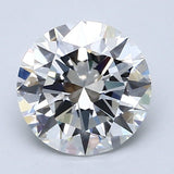 2 Carat Round - Natural Diamond - 2.03 - G - VVS2 - EX - EX - EX - Diamonds By Rothschild
