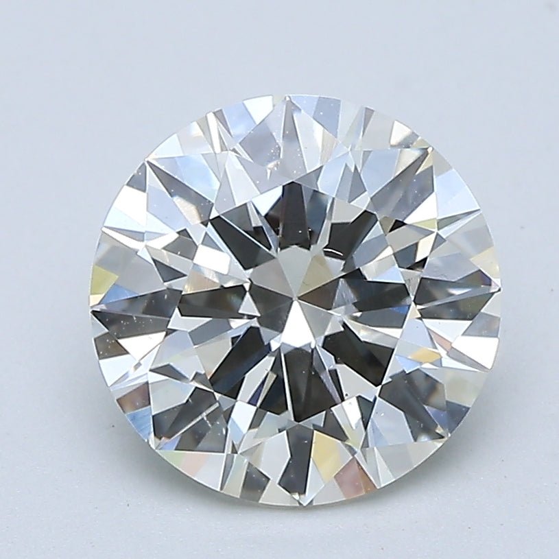 2 Carat Round - Natural Diamond - 2.03 - J - SI1 - VG - VG - VG - Diamonds By Rothschild